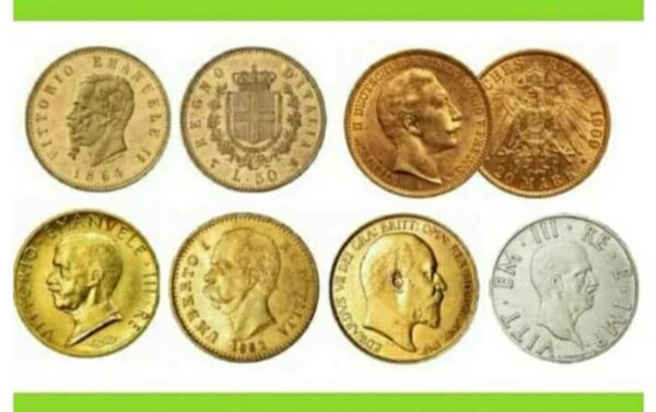 Antiche monete rare in lire e in euro
