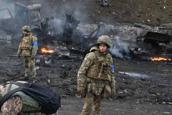 Attacco a Kiev. Convoglio militare in azione. Probabile attacco della Bielorussia