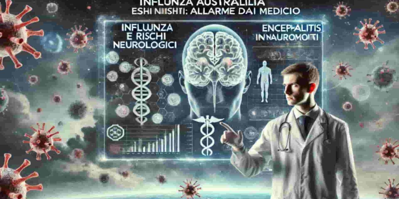 Influenza australiana e pericoli per il cervello: l’allarme dei medici