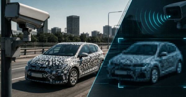 L’AUTO CHE CONFONDE LE TELECAMERE: IL CAMOUFLAGE DIGITALE CREATO CON L’AI
