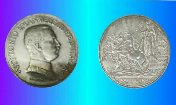 Le 5 lire del 1914 che valgono fino a 15000 euro