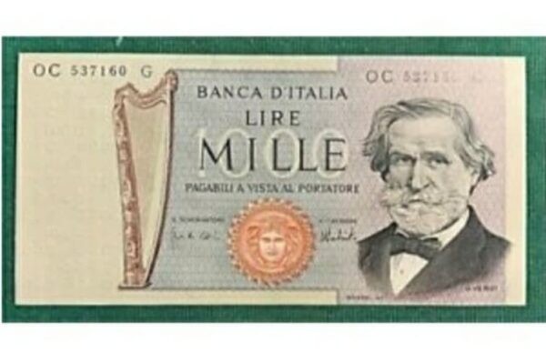 Le monete di Giuseppe Verdi