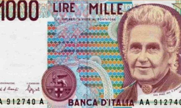 La mille lire di Maria Montessori ti renderà ricco, ecco quanto vale e dove puoi venderle