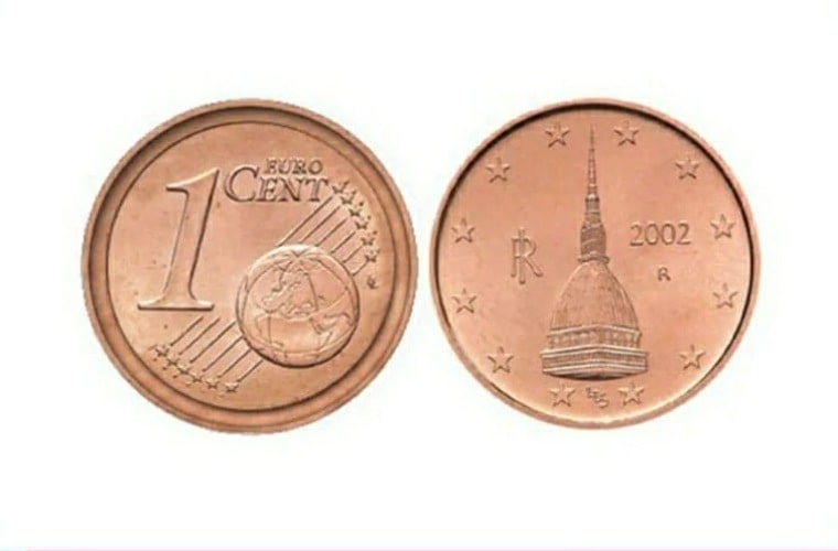 Moneta che vale 2500 Euro: il centesimo fortunato