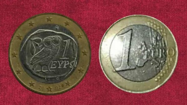 Moneta con la civetta