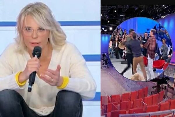 Rissa a Uomini e Donne: volano schiaffi e calci, Maria butta fuori due famosissimi cavalieri over.