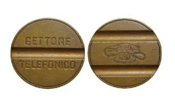 Vecchi gettoni telefonici